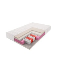 Materac kieszeniowy 7-strefowy z pianką Memory | Kubex